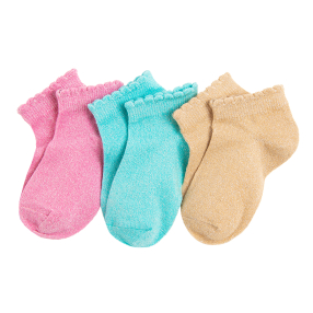 Kotníkové ponožky 3 ks- více barev