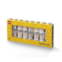                             LEGO sběratelská skříňka na 16 minifigurek - šedá                        