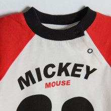                             Tričko s dlouhým rukávem Mickey Mouse- krémové                        