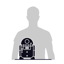                             Puzzle Star Wars robot R2-D2 4D                        