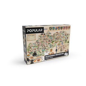Puzzle - Mapa Slovenska 160 ks