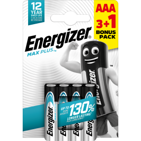 Energizer MAX Plus Mikrotužka AAA 3+1 zdarma