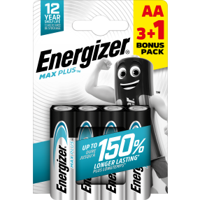Energizer MAX Plus Tužka AA 3+1 zdarma