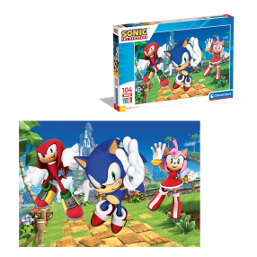 Puzzle 104 dílků maxi Sonic