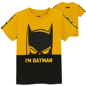 Tričko s krátkým rukávem Batman -žluté