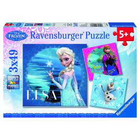 Puzzle Disney Ledové království: Elsa, Anna & Olaf, 3x49 díl