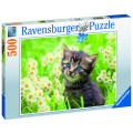 Puzzle Kotě na louce 500 dílků