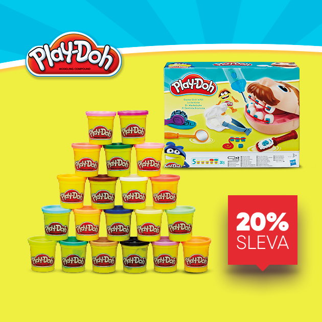 VÝHODNÉ NABÍDKY - 20% SLEVA NA ZNAČKU HASBRO: Play-Doh modelíny