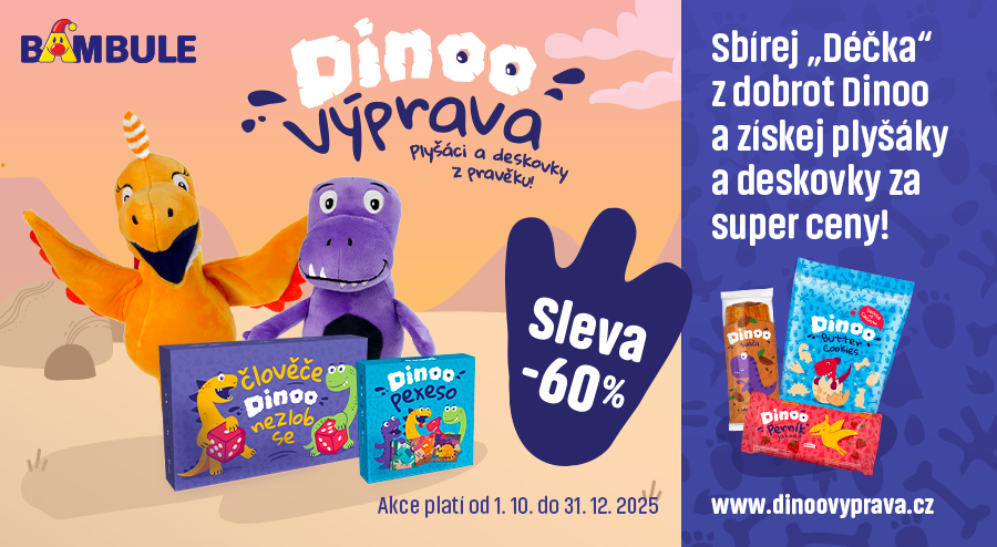 Dinoo výprava startuje v Bambuli