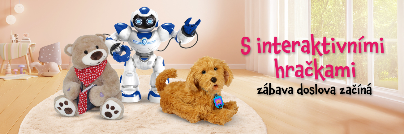 Spousta zábavy s interaktivními hračkami