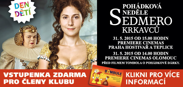 1+1 vstupenka do kina ZDARMA na film "Sedmero krkavců"