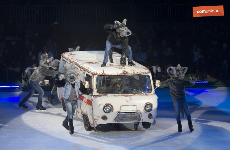 Show „Máša a medvěd na ledě“ se poprvé představí v O2 areně
