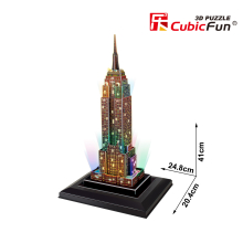                             Puzzle 3D Empire State Building/led - 38 dílků                        
