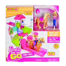                             Barbie mini závodiště herní set                        