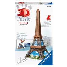                             Puzzle 3D Mini budova - Eiffelova věž - položka 54 dílků                        