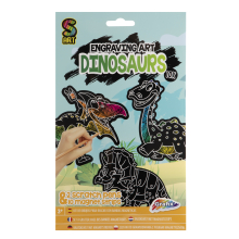                             Vyškrabávací magnety Víly + Dinosauři                        