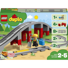                             LEGO® DUPLO 10872 Doplňky k vláčku – most a koleje                        