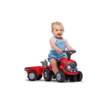                             Odstrkovadlo - traktor Case IH Ride - on červený s volantem                        