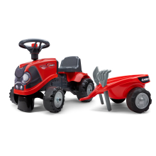                             Odstrkovadlo - traktor Case IH Ride - on červený s volantem                        