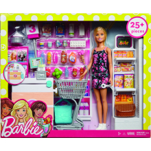                             Barbie supermarket herní set                        