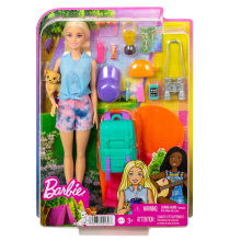                             Barbie dha kempující panenka Malibu                        