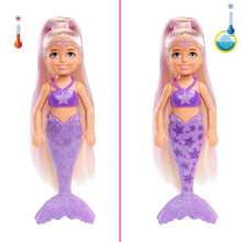                            Barbie color reveal Chelsea duhová mořská panna                        
