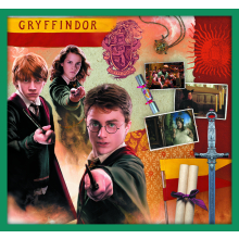                             Puzzle 10v1 Harry Potter - Ve světě Harryho Pottera                        