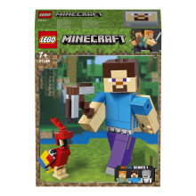                             LEGO® Minecraft 21148 velká figurka: Steve s papouškem                        