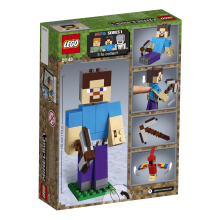                             LEGO® Minecraft 21148 velká figurka: Steve s papouškem                        