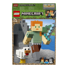                             LEGO® Minecraft 21149 velká figurka: Alex s kuřetem                        