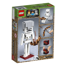                             LEGO® Minecraft 21150 velká figurka: Kostlivec s pekelným slizem                        