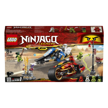                             LEGO® Ninjago 70667 Kaiova motorka s čepelemi a Zaneův sněžný vůz                        