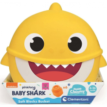                            Kostky soft - 6 ks Baby Shark                        