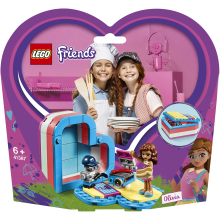                             LEGO® Friends 41387 Olivia a letní srdcová krabička                        