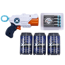                             X-SHOT - Excel - MK pistole 3 plechovky a 8 nábojů                        