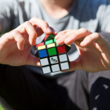                             Rubikova kostka  sada trio 3x3 + 2x2 a 3x3 přívěšek                        