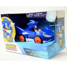                             Autíčko pull back Sonic modré                        