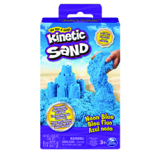                            Kinetic sand barevný tekutý písek v krabici                        
