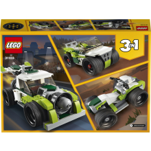                             LEGO® Creator 31103 Auto s raketovým pohonem                        