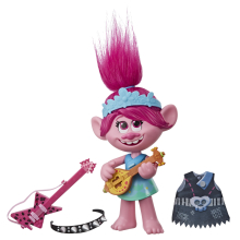                             Trolls zpívající figurka Poppy s rockovým přísluše                        