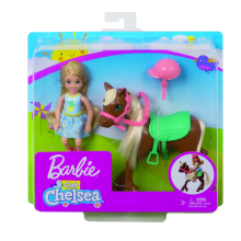                             Barbie Chelsea a poník                        