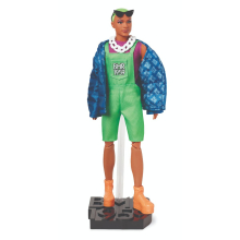                             Barbie bmr1959 Ken se zelenými vlasy módní deluxe                        