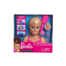                             Barbie česací hlava - blonďatá                        
