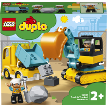                             LEGO® DUPLO 10931 Náklaďák a pásový bagr                        