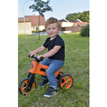                             Odrážedlo Funny Wheels Rider SuperSport oranžové 2v1                        