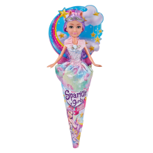                             Víla jednorožec Sparkle Girlz v kornoutku                        