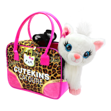                             Kočička s kabelkou Cutekins                        