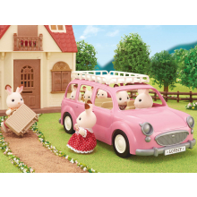                             Rodinné auto růžové Van                        