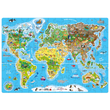                             Puzzle - Mapa světa 160 ks                        