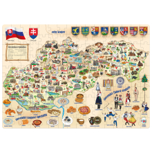                             Puzzle - Mapa Slovenska 160 ks                        